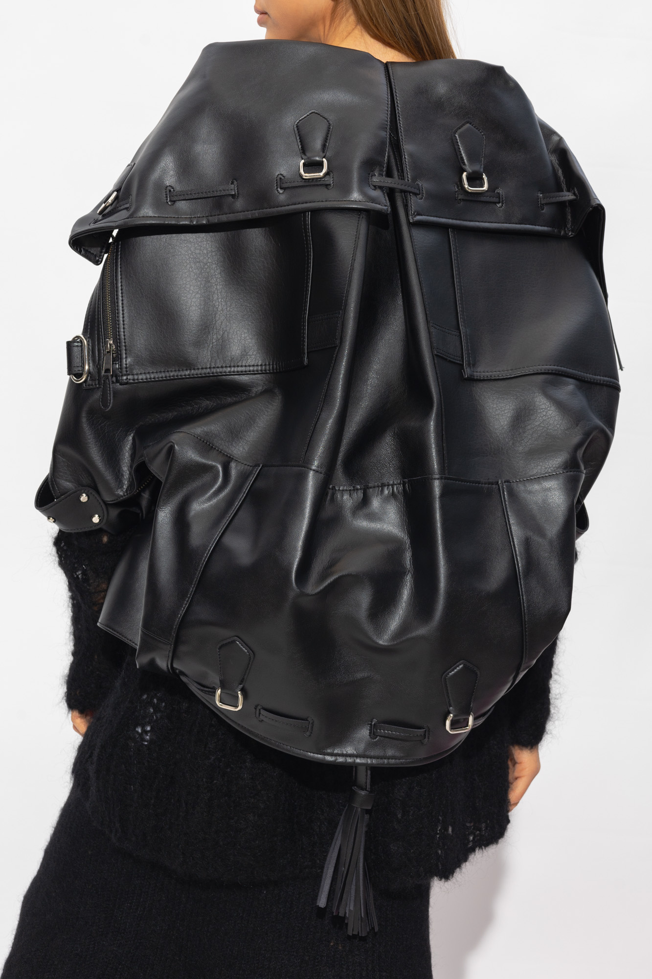 Black Synthetic leather jacket Junya Watanabe Comme des Garçons 